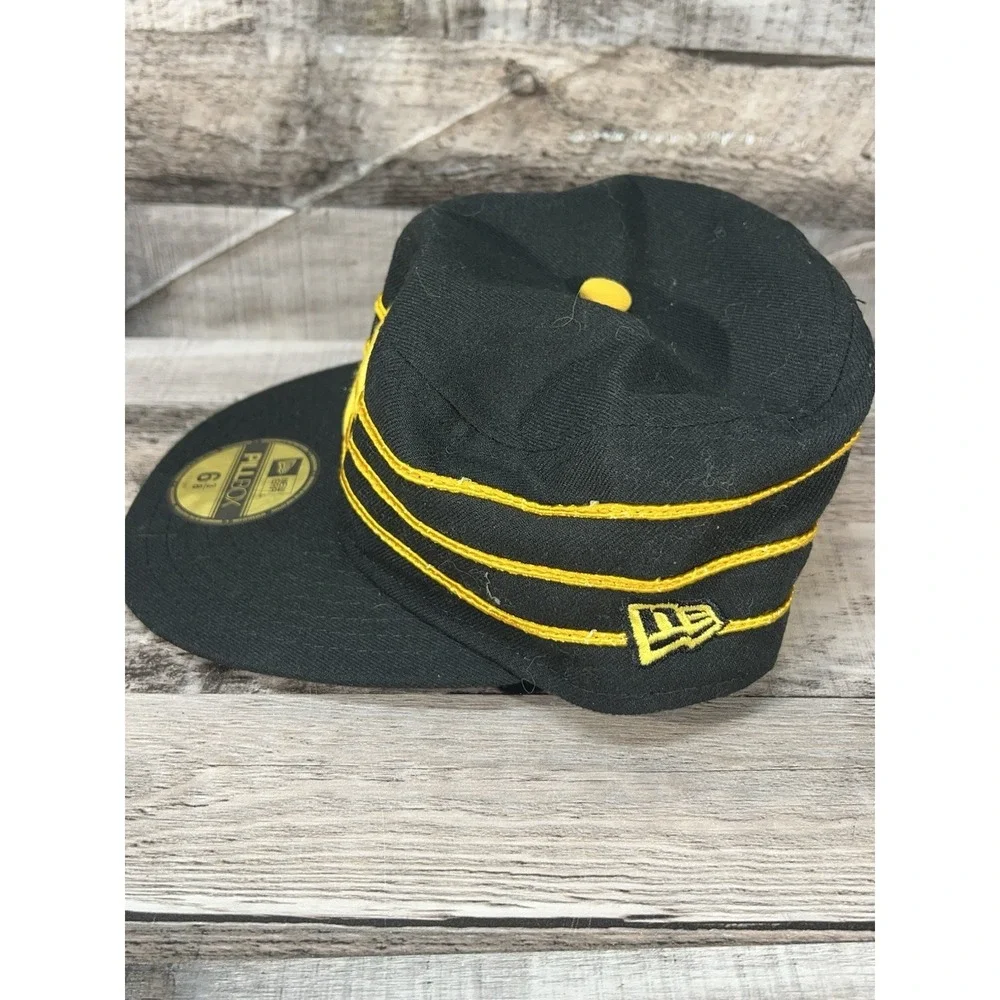 Pittsburgh Pirates New Era Alternate Throwback‎ Pillbox Fitted Hat Size 6 3/8